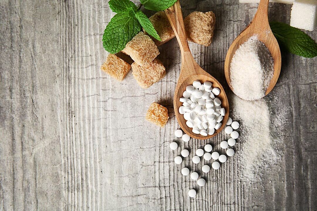 Sweeteners - dietary supplements for diabetics