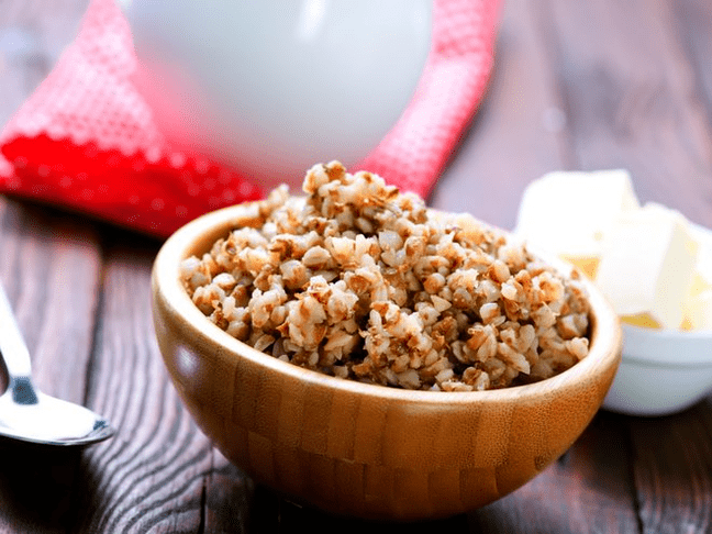 Cooked buckwheat
