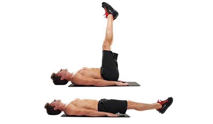 Lifting legs to remove sides and abdomen